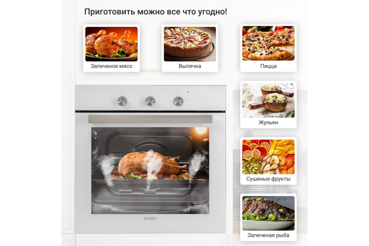 Электрический духовой шкаф Simfer B6EC16016