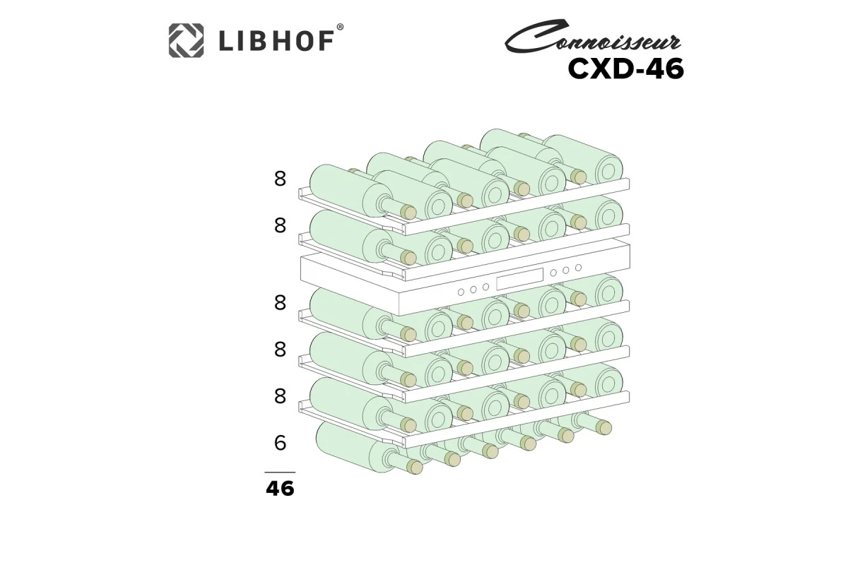 Винный шкаф Libhof Connoisseur CXD-46 Black