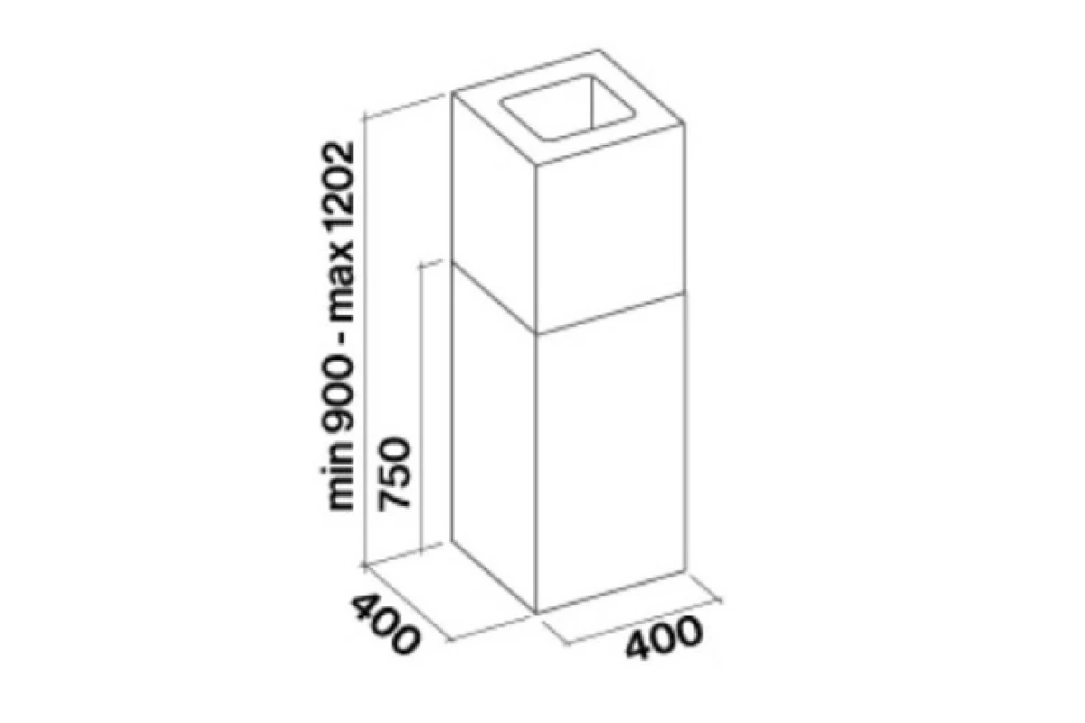 Вытяжка Falmec MIRA(Plus) TOP isola 40 Acciaio inox
