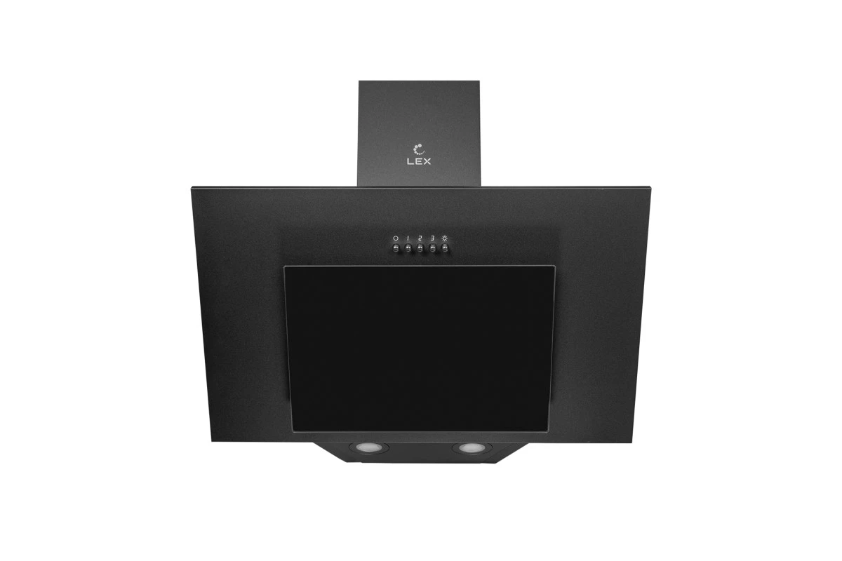 Наклонная кухонная вытяжка LEX Mira 500 Black