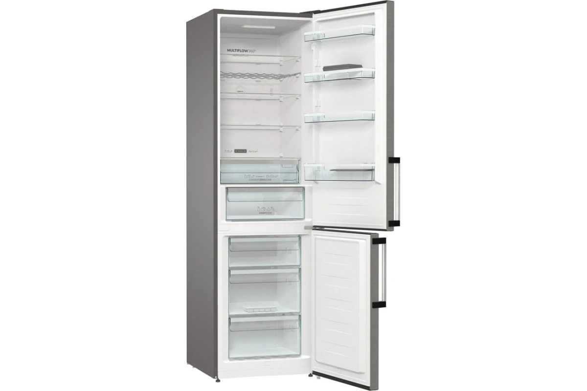 Отдельностоящий двухкамерный холодильник Gorenje NRC6203SXL5