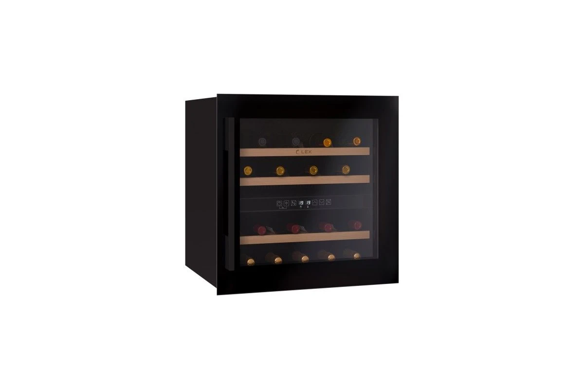 Винный шкаф встраиваемый LEX LWD6036BL dual zone