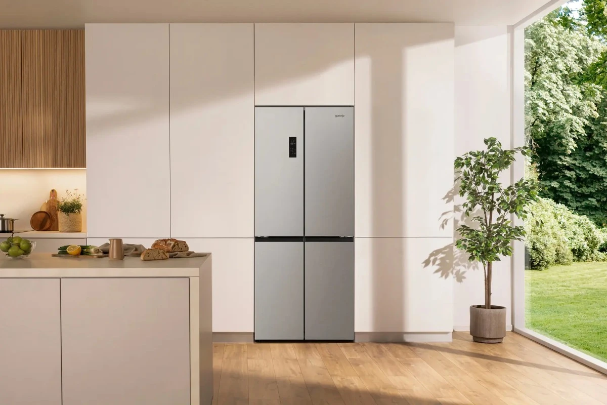 Многодверный холодильник Gorenje NRM819E61X
