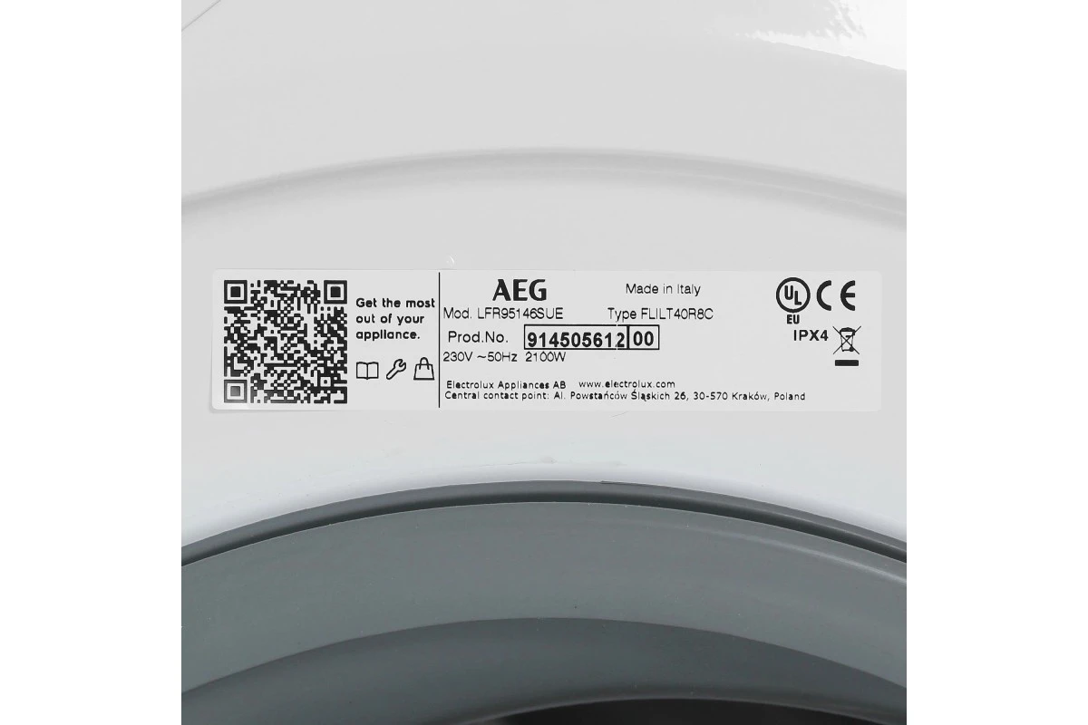 Стиральная машина AEG LFR95146SUE