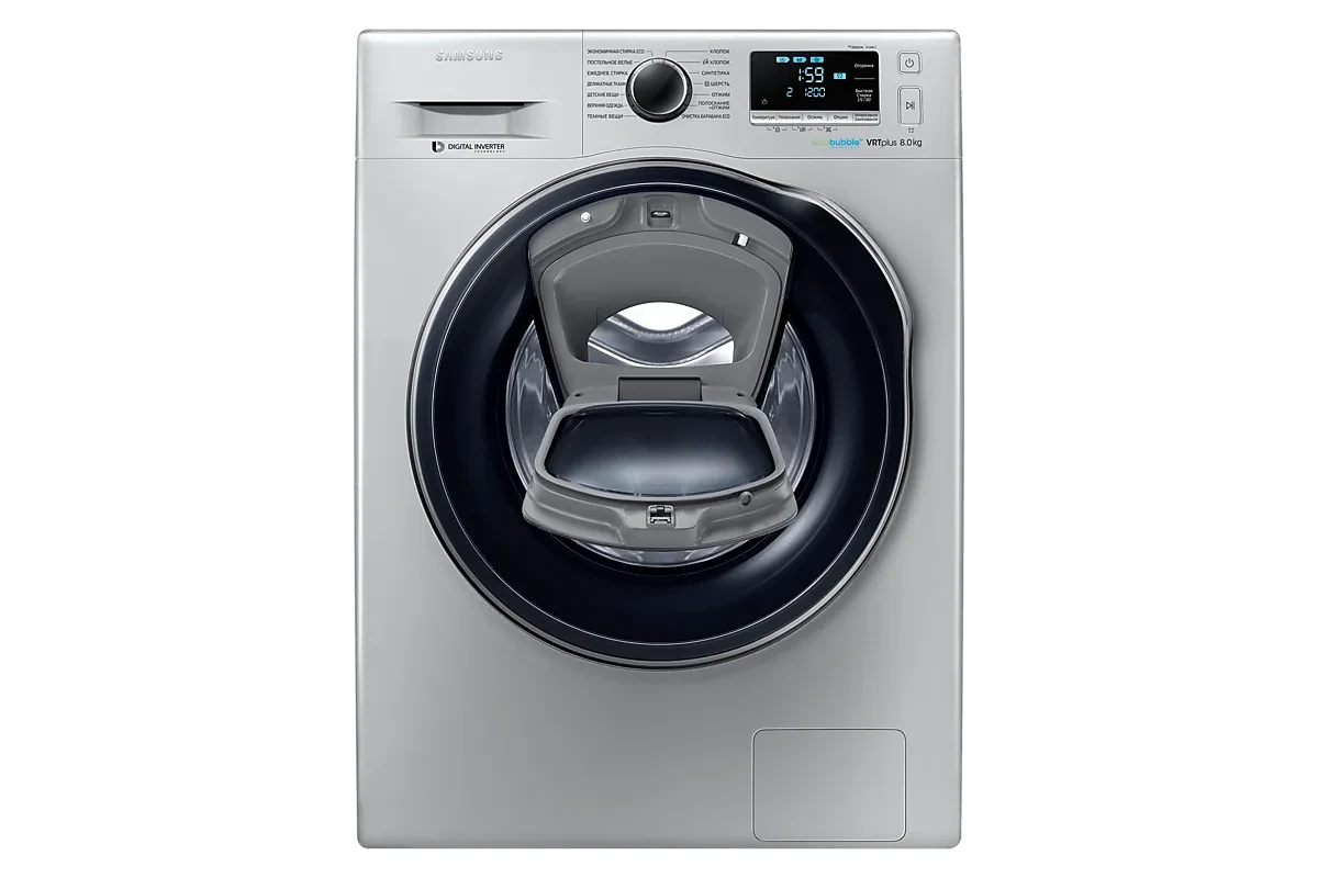 Стиральная машина Samsung WW80K6210RS/LD (AddWash и Eco Bubble)
