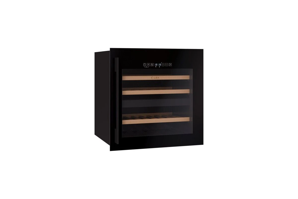 Винный шкаф встраиваемый LEX LWD6036BL dual zone S
