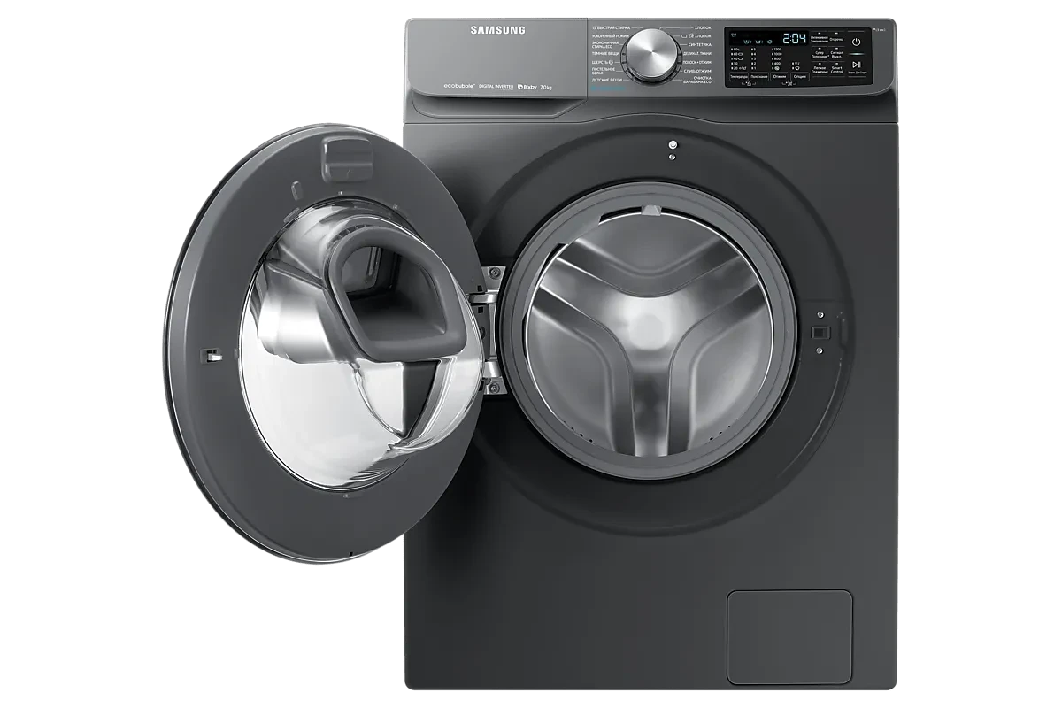 Стиральная машина Samsung WW70R62LVSXDLP (AddWash и Eco Bubble)