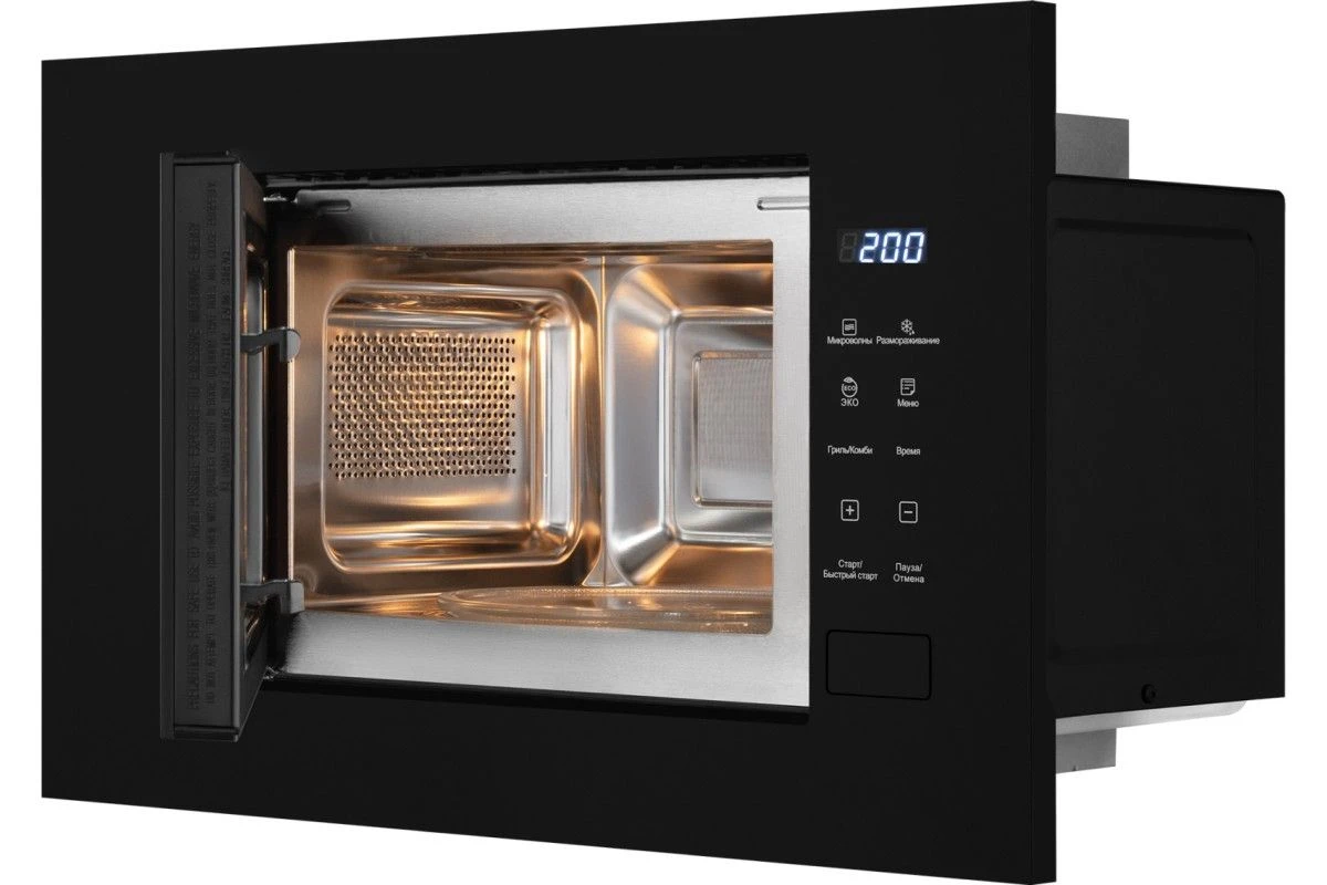 Встраиваемая микроволновая печь Weissgauff HMT-206 Compact Grill