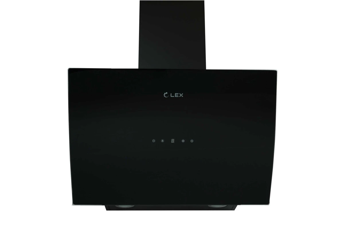 Наклонная кухонная вытяжка LEX Plaza 600 Black