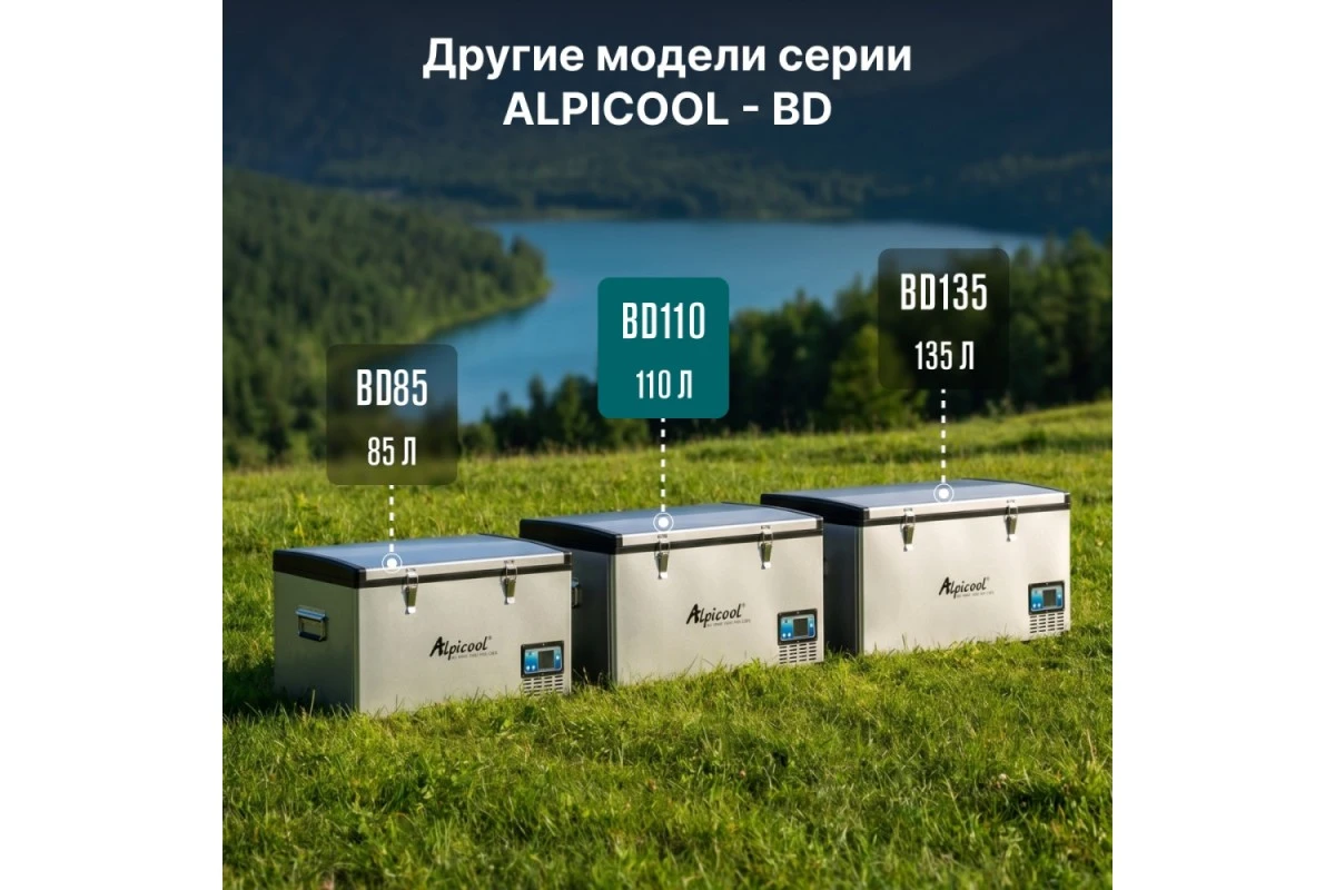 Автохолодильник Alpicool BD110(12/24)