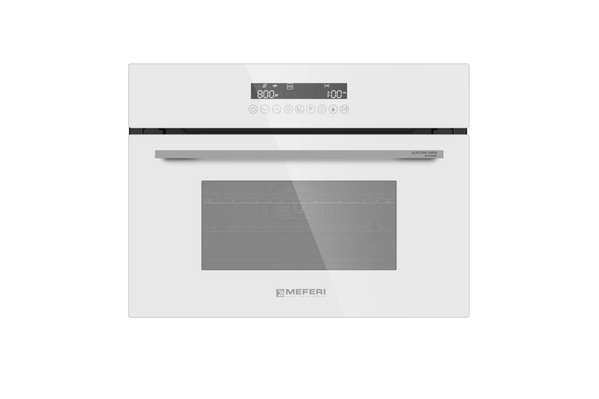 Электрический духовой шкаф Meferi MEO608WH MICROWAVE