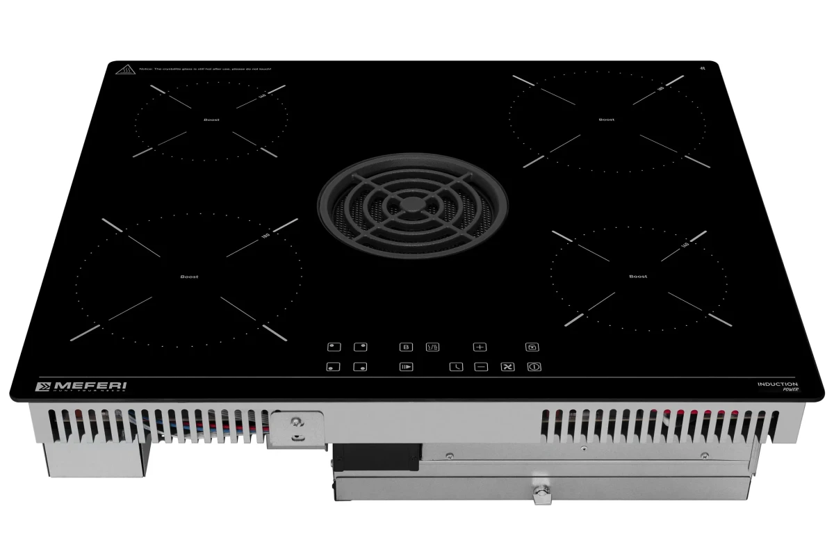 Варочная панель индукционная с вытяжкой MEFERI XSMART60BK POWER