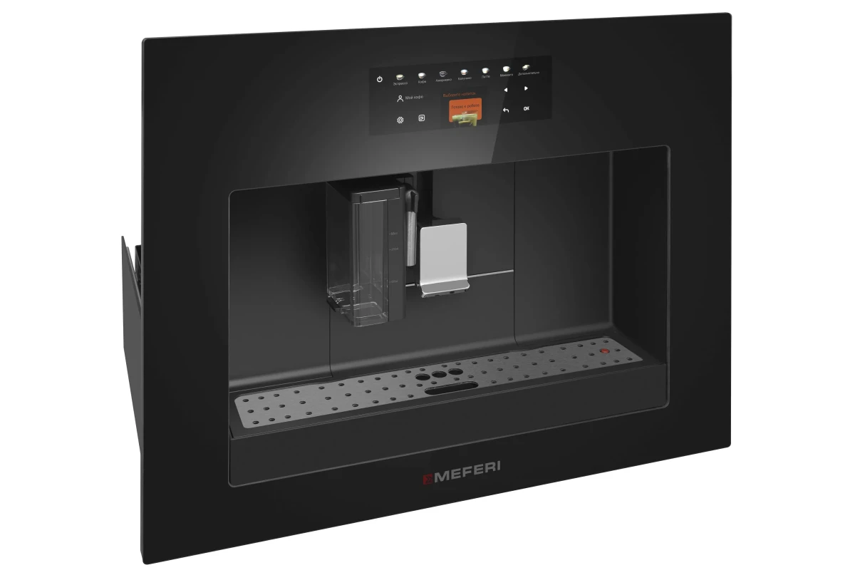 Встраиваемая кофемашина Meferi MCM6010BK COMFORT PLUS