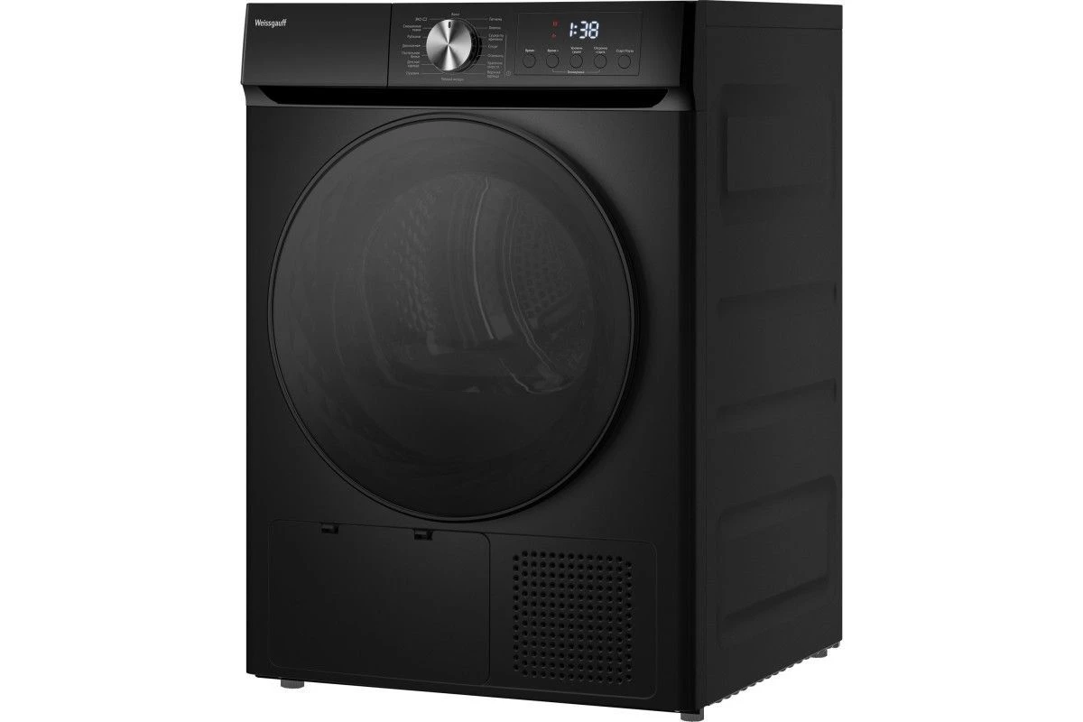 Сушильная машина Weissgauff WD 6010 Heat Pump Matt Black