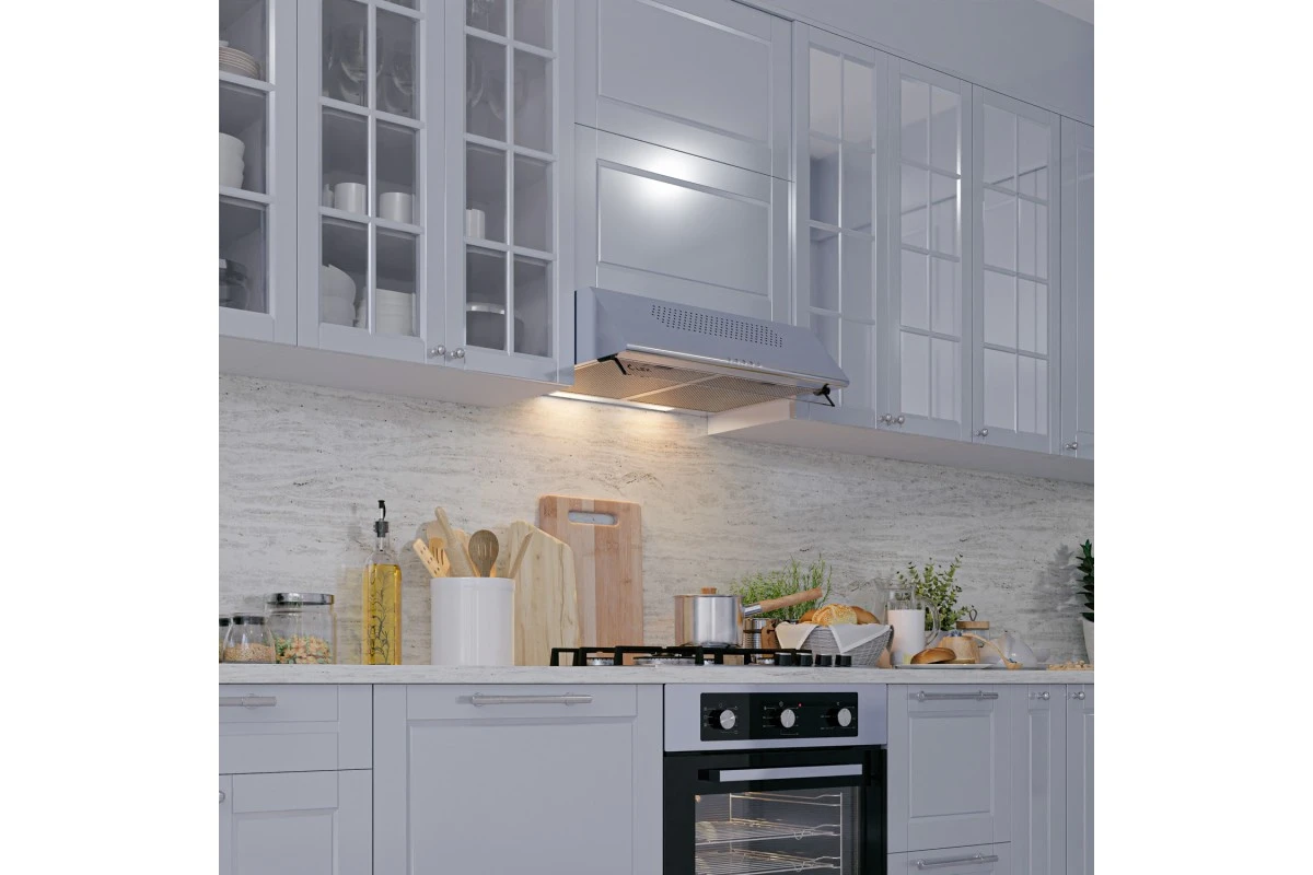 Плоская кухонная вытяжка LEX Simple 2M 600 Inox