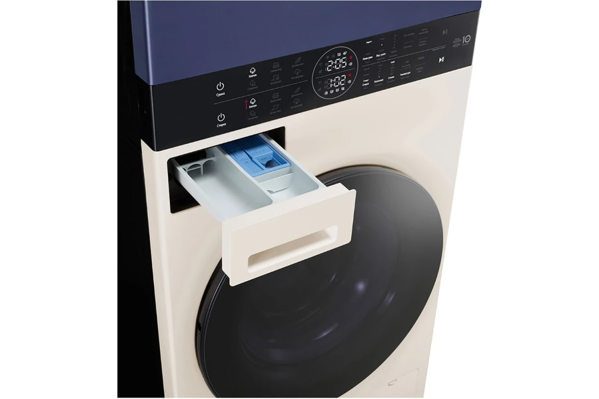 Стирально-сушильная машина LG W4W8LVPK4HM WashTower