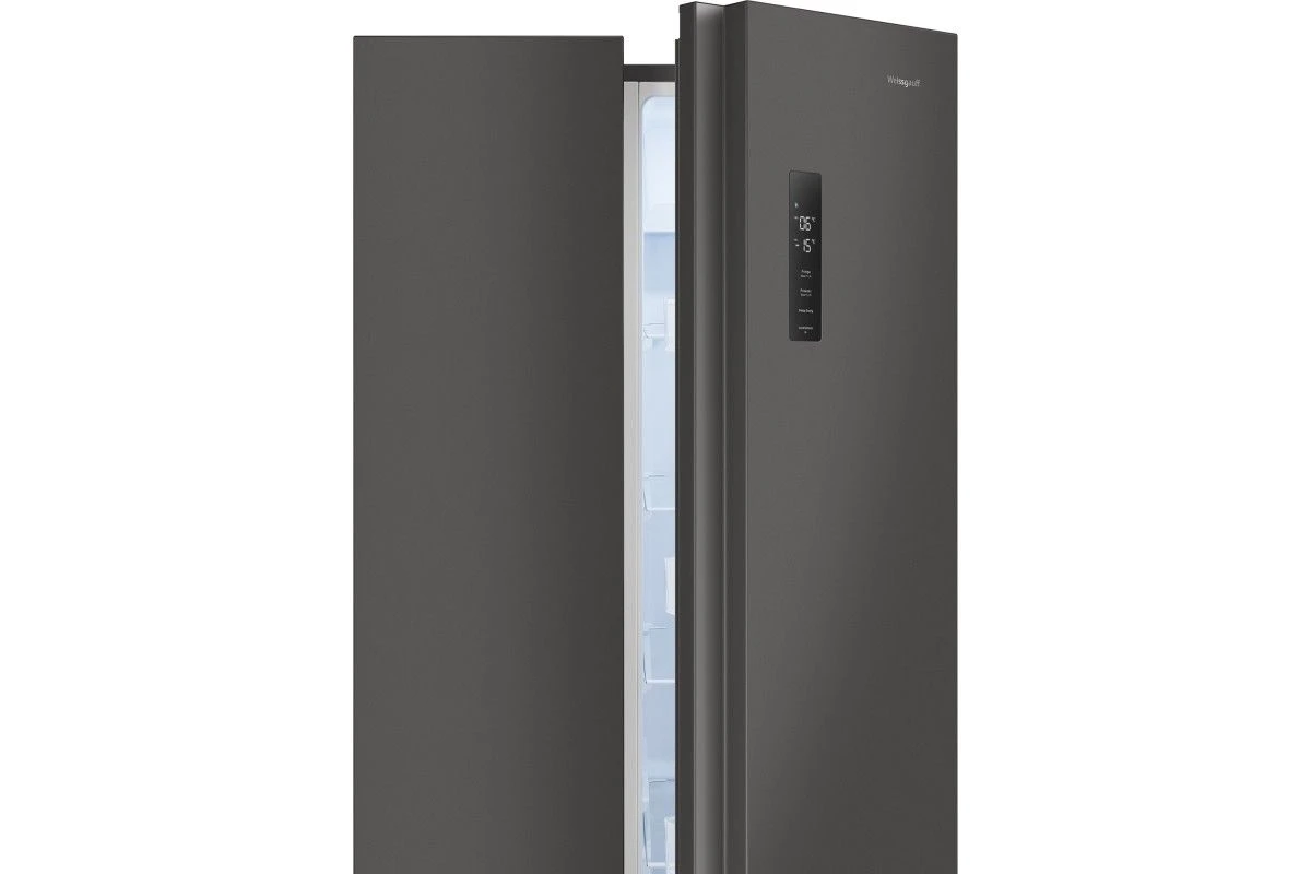 Отдельностоящий холодильник с инвертором Weissgauff WSBS 500 Inverter NoFrost Dark Grey