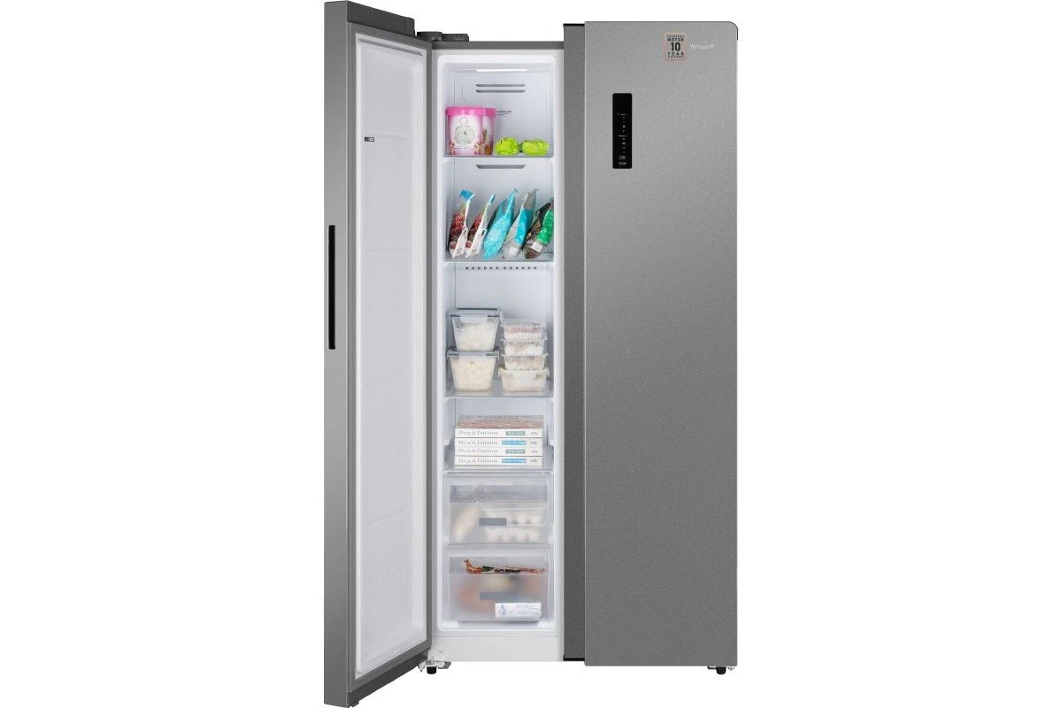 Отдельностоящий холодильник с инвертором Weissgauff WSBS 600 X NoFrost Inverter