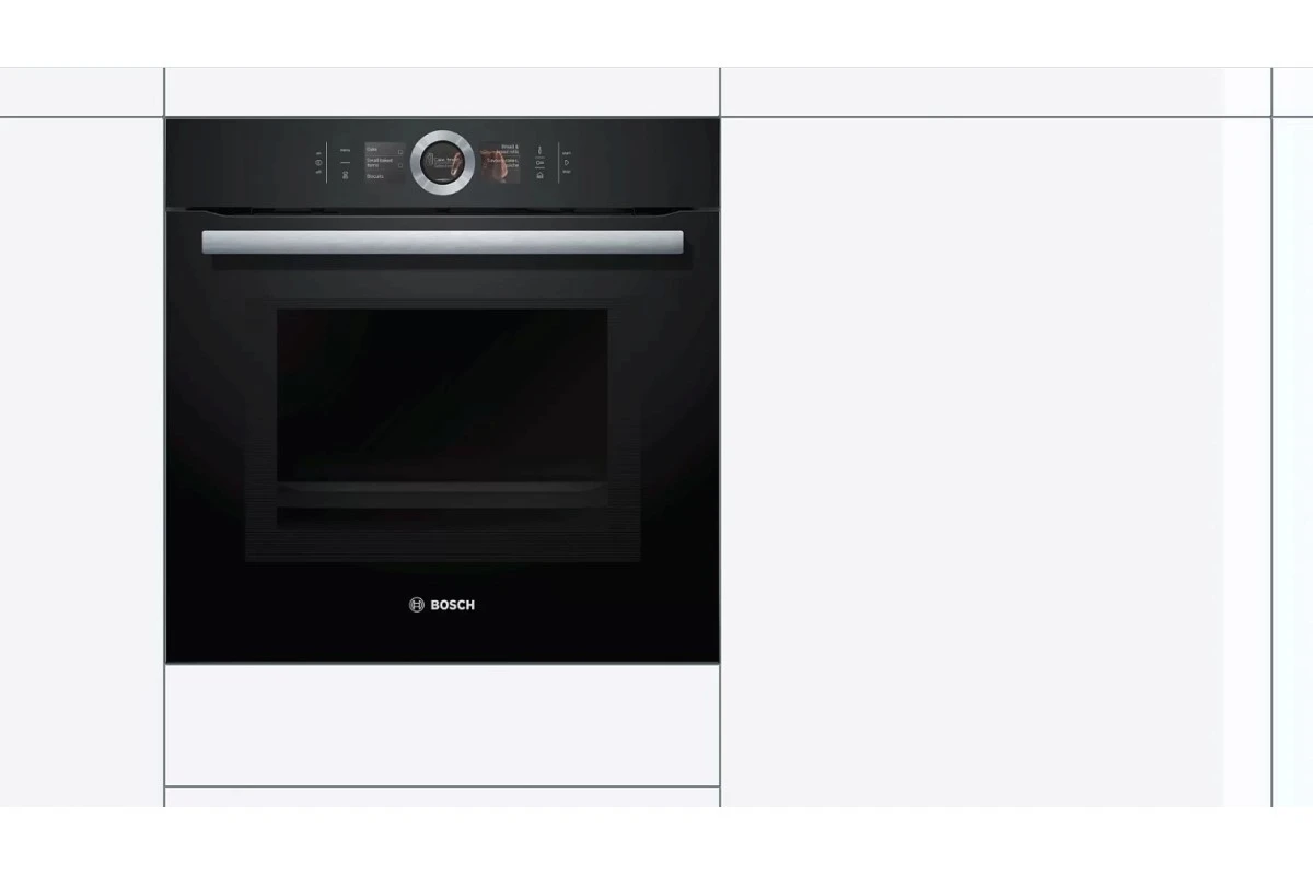 Духовой шкаф с микроволнами и паром Bosch HNG6764B6