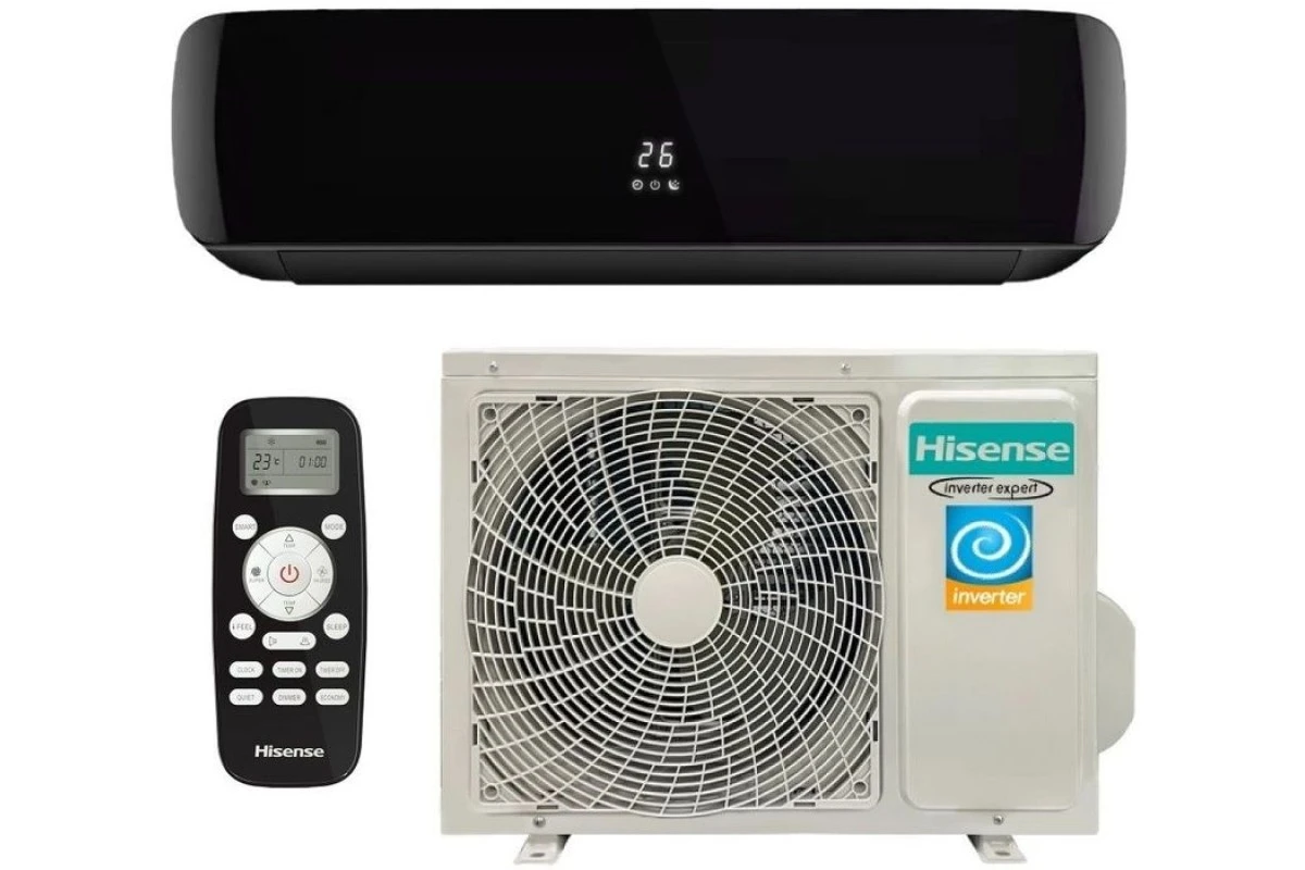 Кондиционер Hisense Black Crystal Super AS-10UW4RVETG01(B) WI-FI