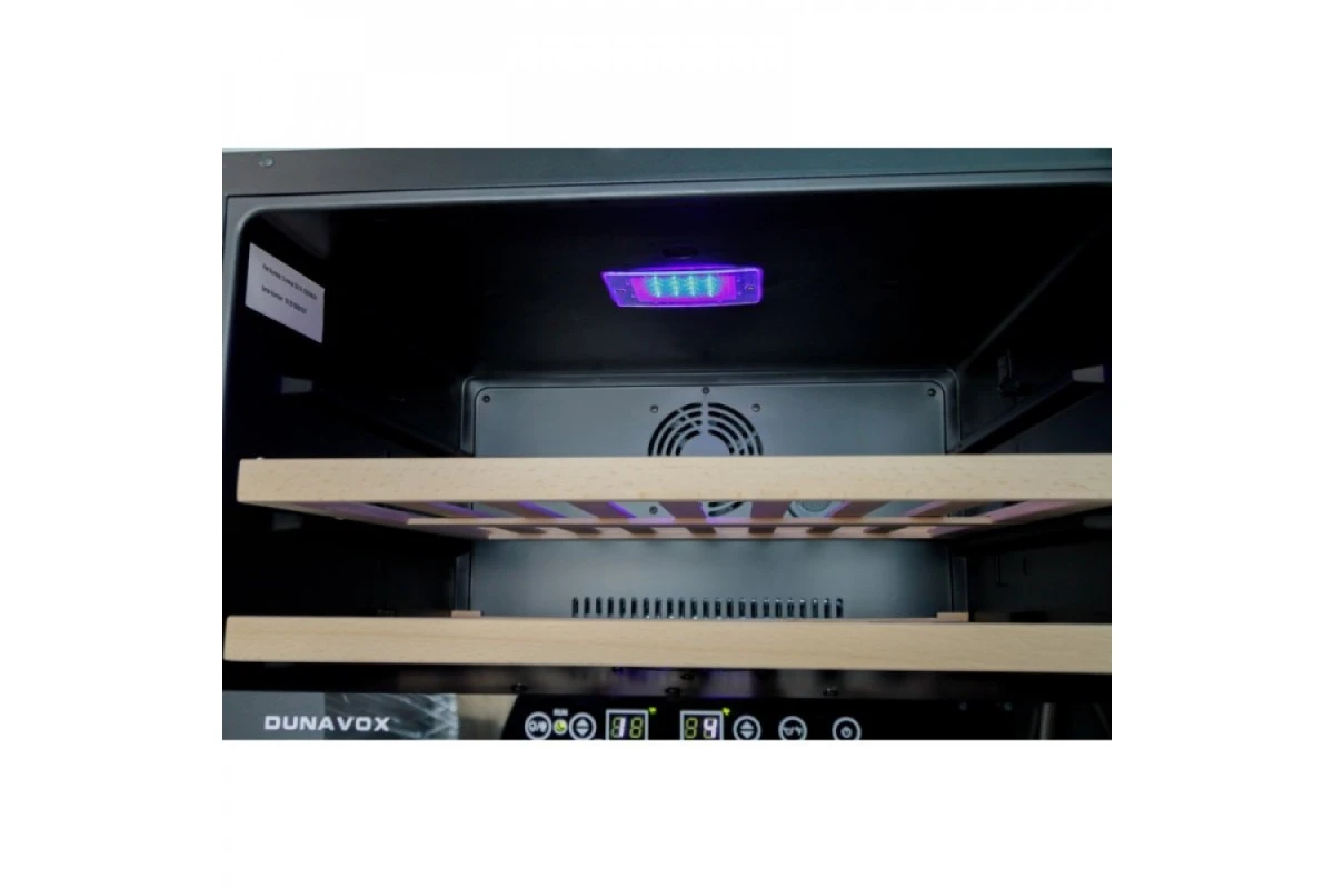 Винный шкаф Dunavox DX-51.150DBK/DP