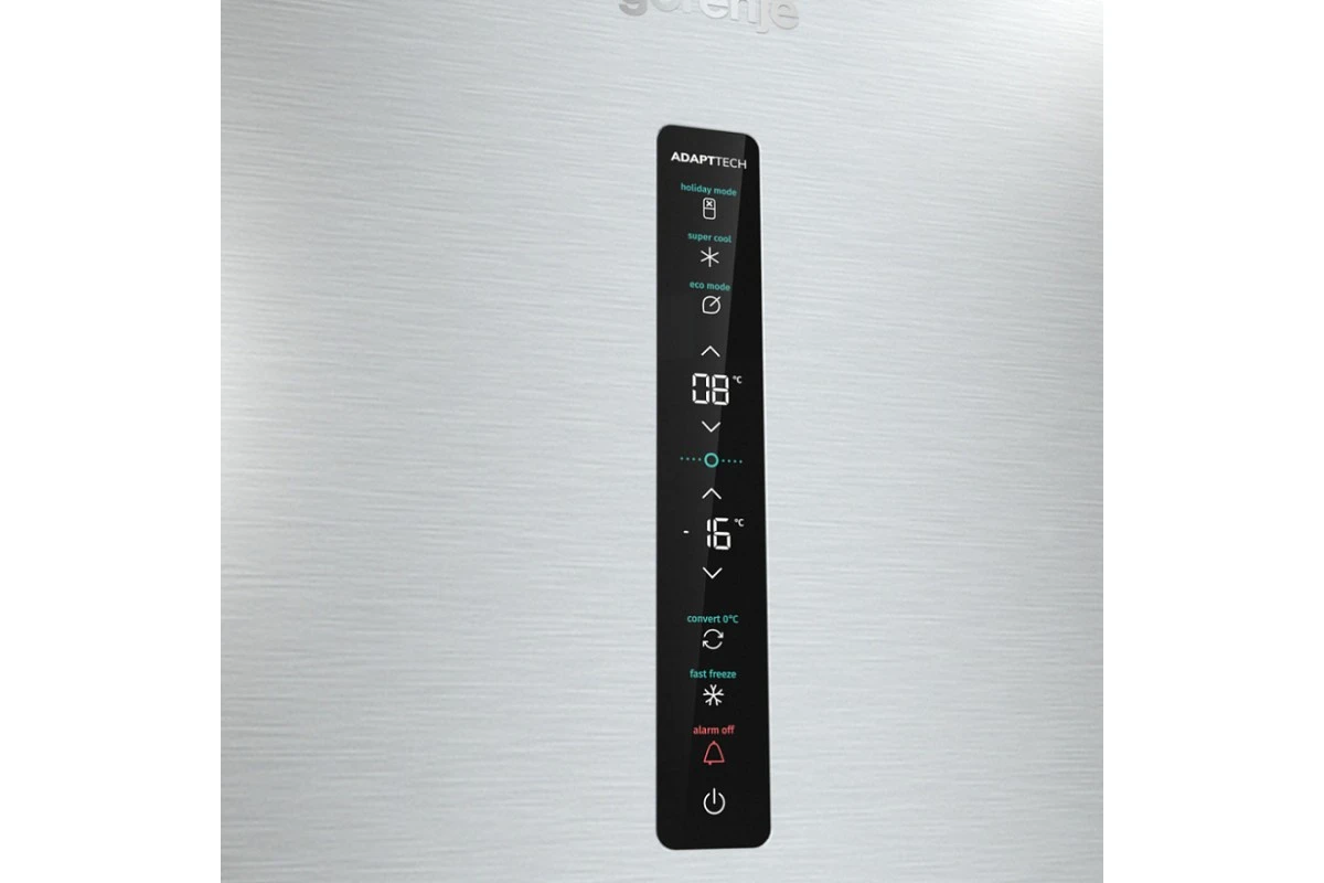 Отдельностоящий двухкамерный холодильник Gorenje NRC6203SXL5
