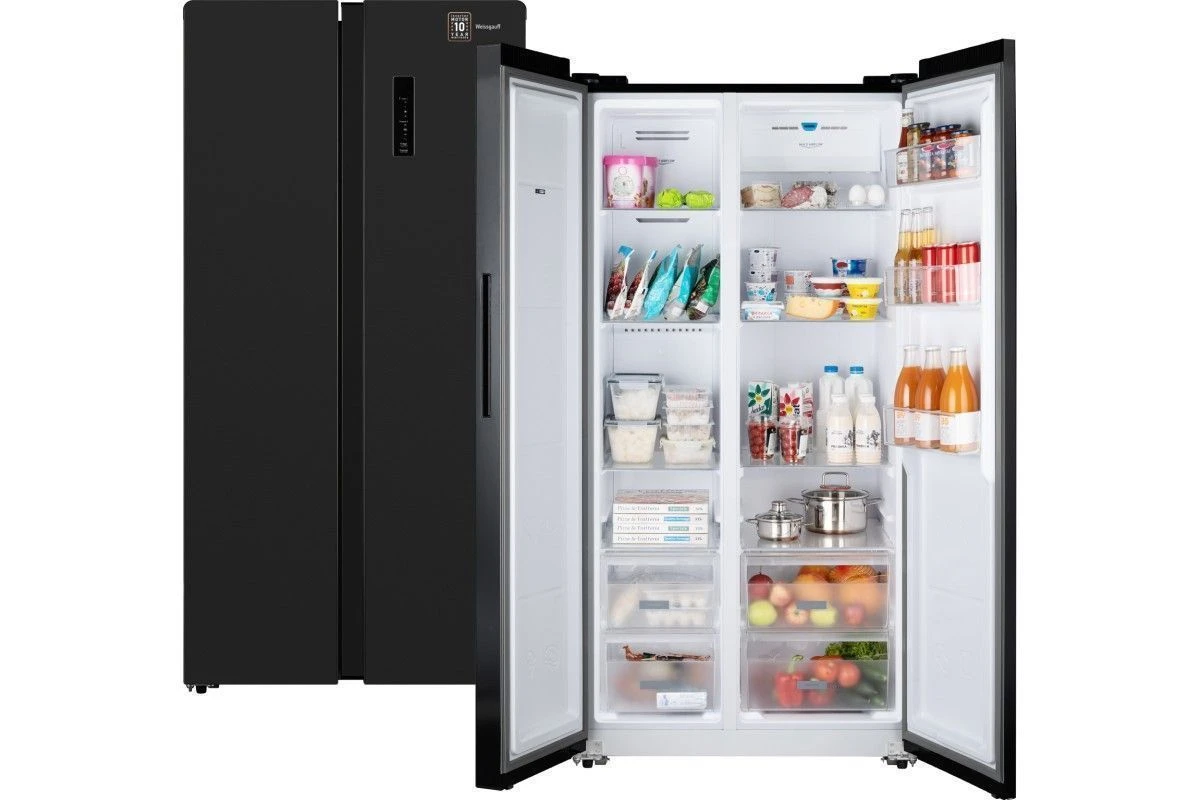 Отдельностоящий холодильник с инвертором Weissgauff WSBS 600 XB NoFrost Inverter