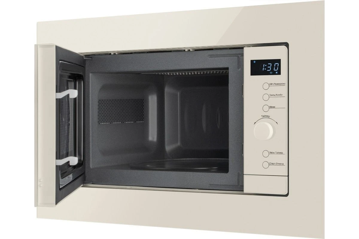 Встраиваемая микроволновая печь Weissgauff HMT-320 BeG Grill