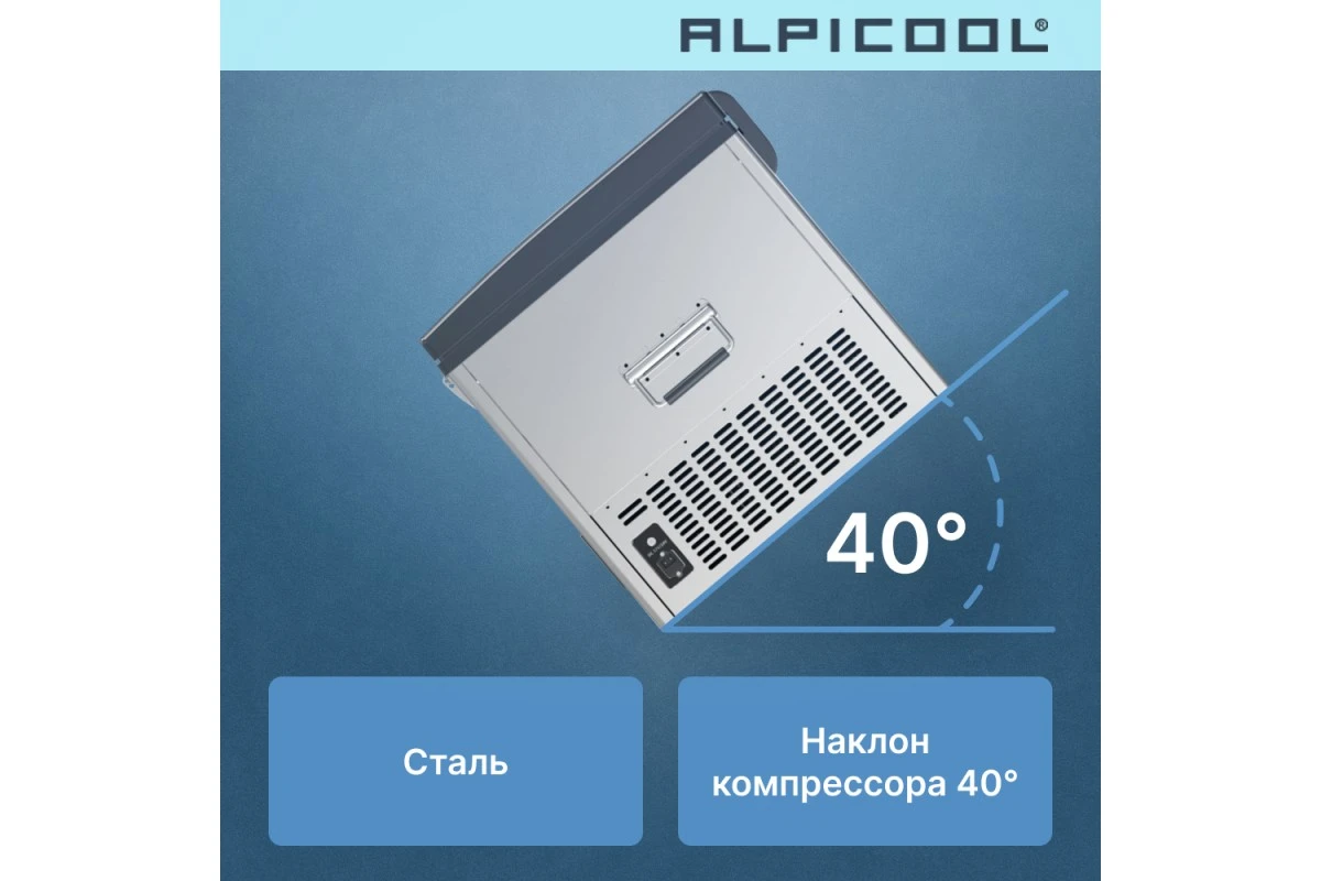 Автохолодильник Alpicool BCD100 (12/24)