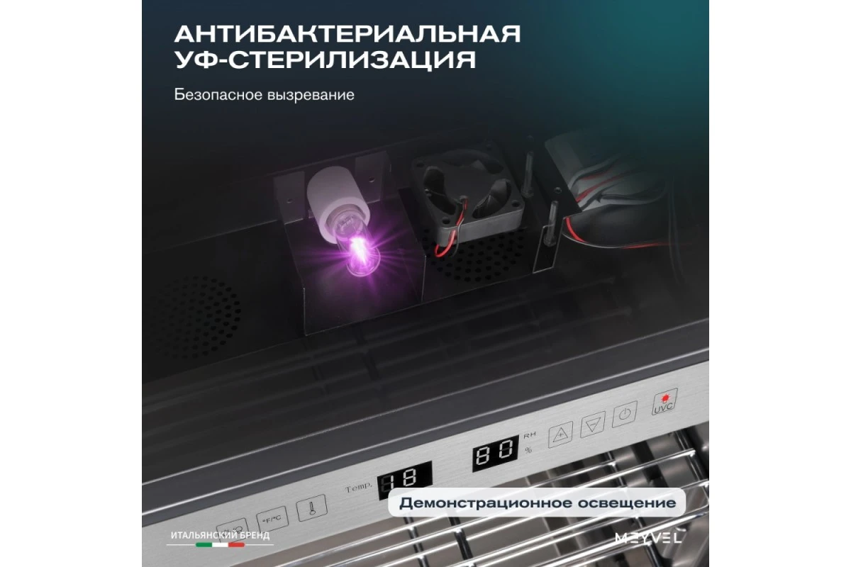 Холодильник для сухого вызревания мяса Meyvel MM-45SR