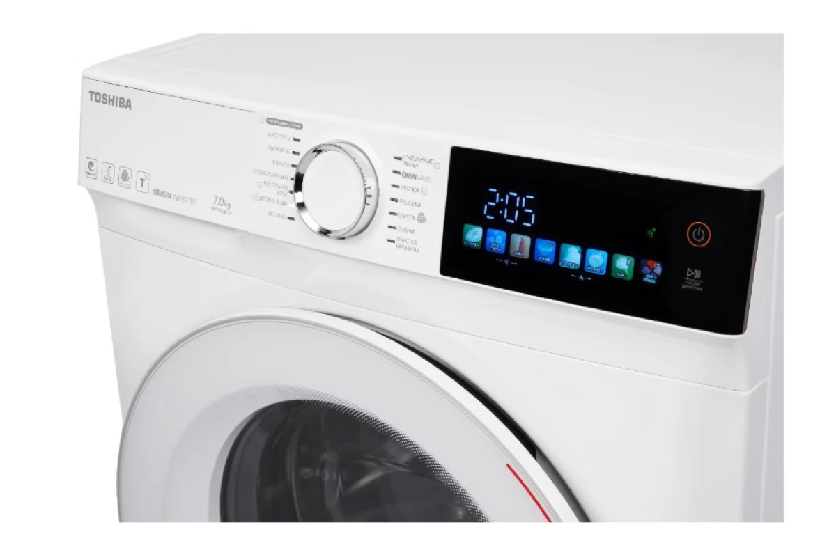 Стиральная машина узкая Toshiba TW-BN80C4RU(WK)