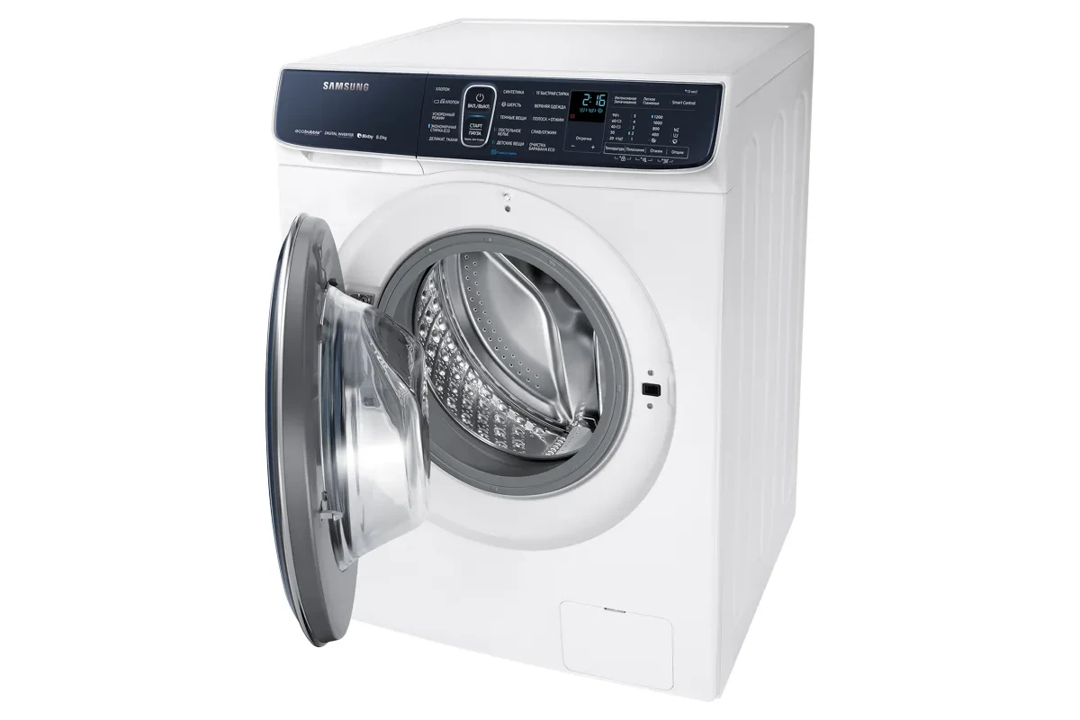 Стиральная машина Samsung WW80R62LAFWDLP (EcoBubble)