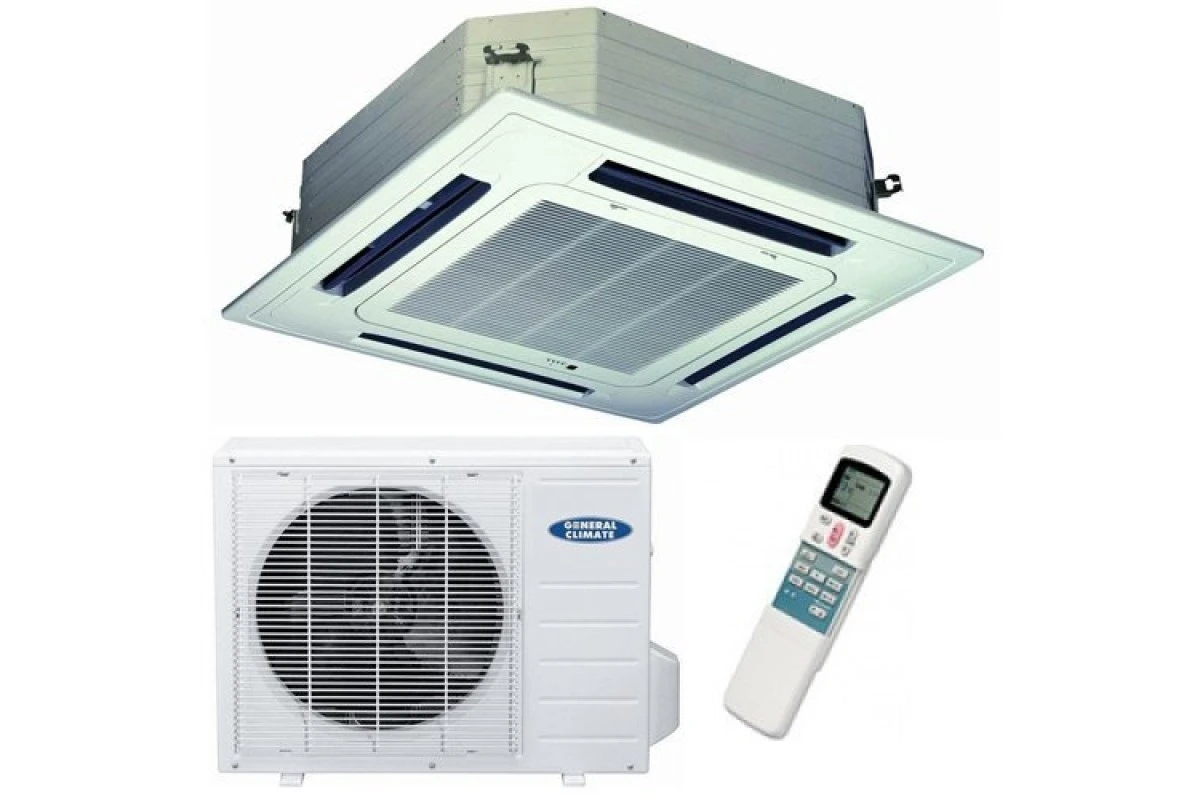 Кассетный кондиционер General Climate GC/GU-4C12HRN2 compact