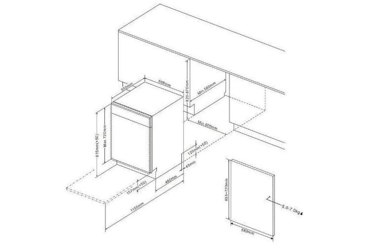 Встраиваемая посудомоечная машина Toshiba DW-16B1(B)-RU