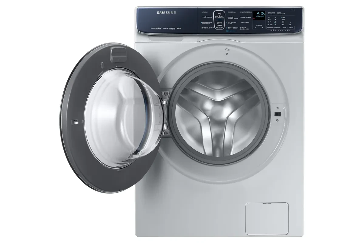 Стиральная машина Samsung WW80R52LCFSDLP (EcoBubble)