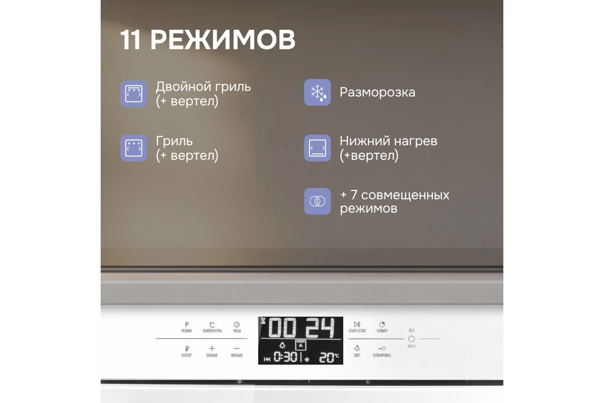 Электрический духовой шкаф Zigmund & Shtain EN 117.921 W