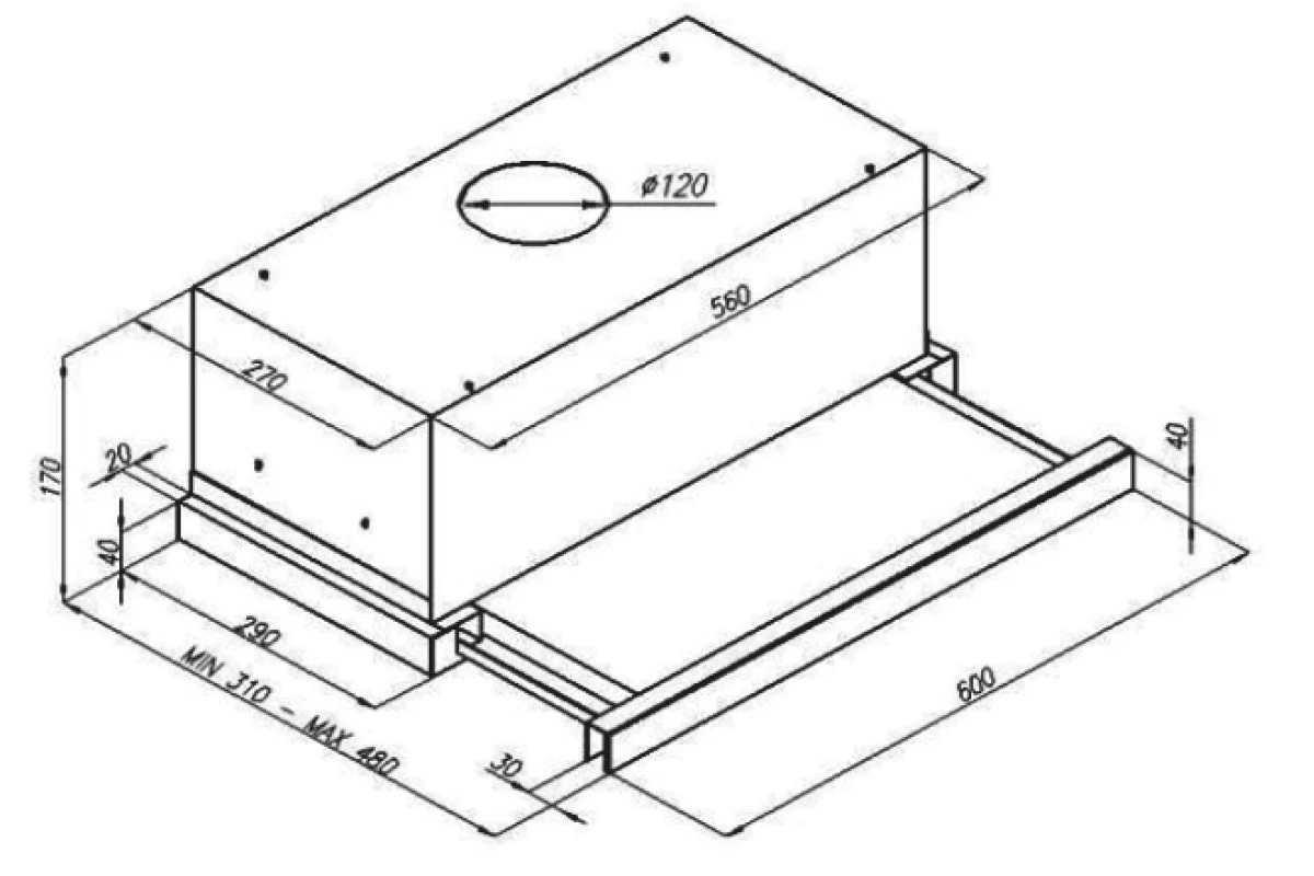 Вытяжка Kuppersberg SLIMLUX IV 60 GW