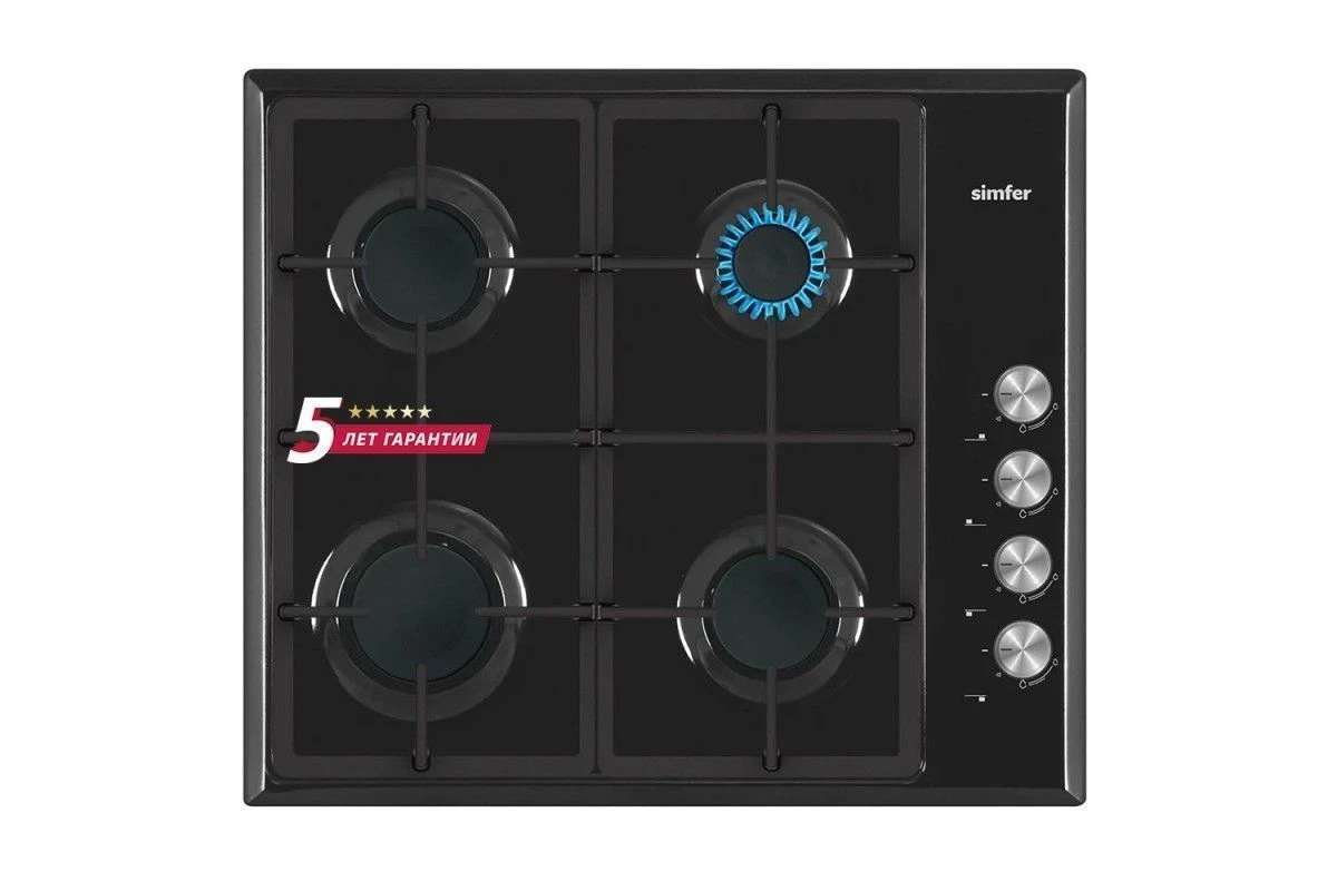 Газовая варочная панель Simfer H60Q40B416