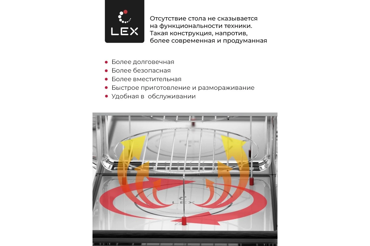 Микроволновая печь встраиваемая LEX BIMO 25.03 IX