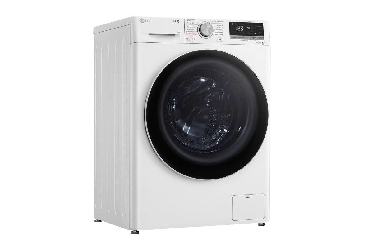 Стиральная машина LG F4V5TS0W с технологией AI DD