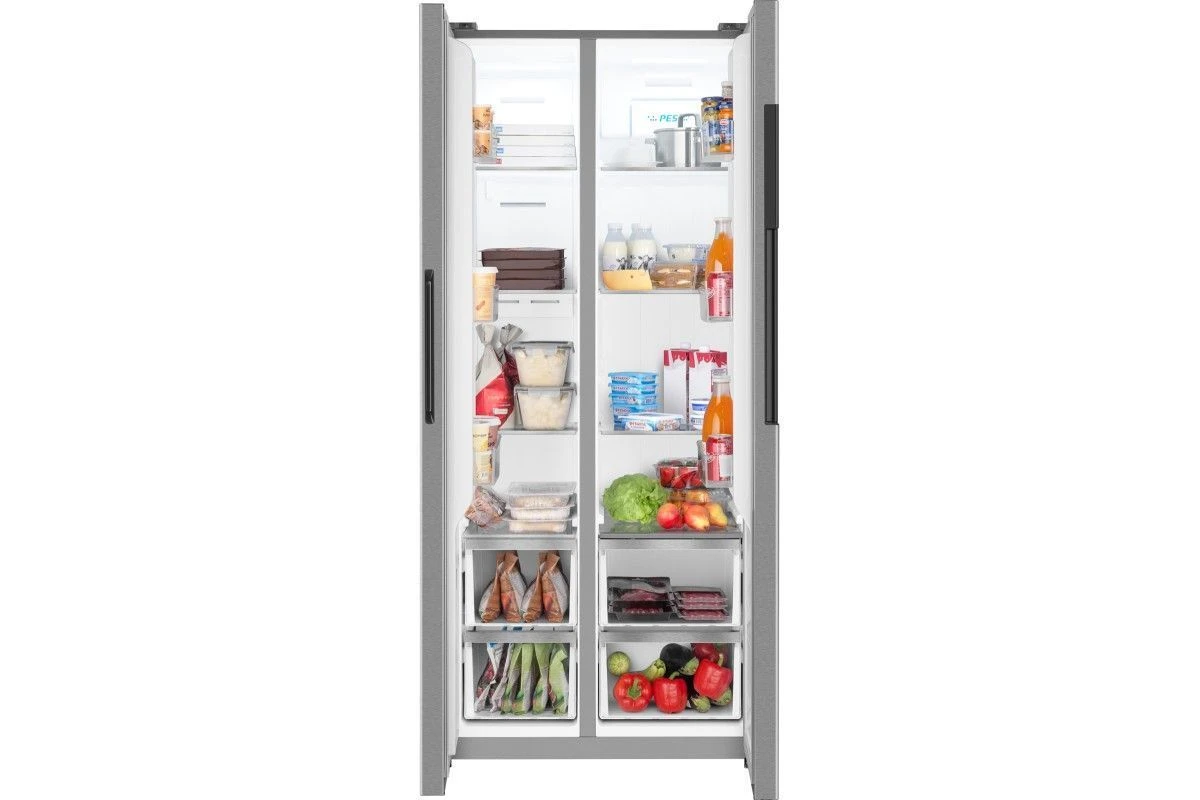 Отдельностоящий холодильник с инвертором Weissgauff WSBS 450 XNF Built-in