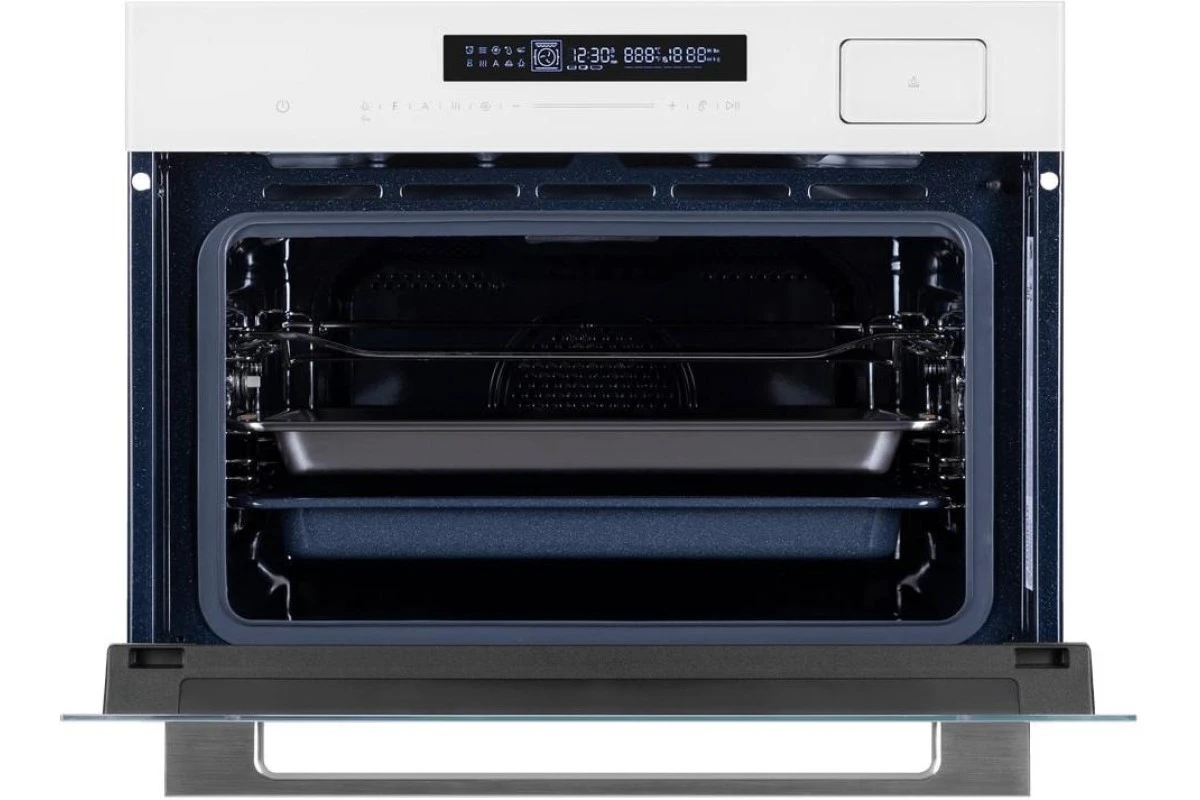 Компактный духовой шкаф с паром Maunfeld MCMO5016STGW