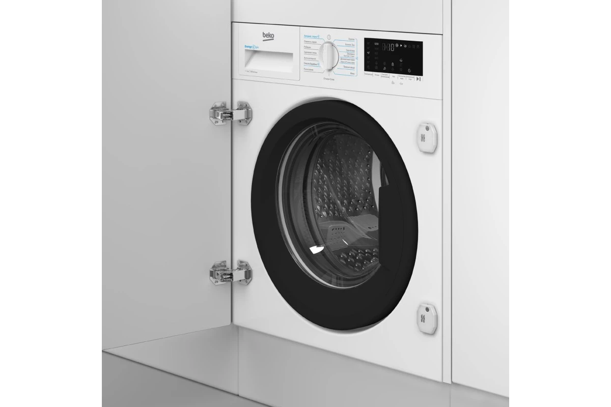 Встраиваемая стиральная машина Beko BI3WBT8721 W, белая