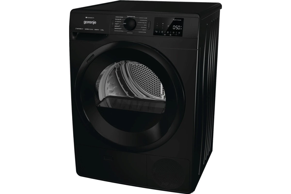 Сушильная машина с тепловым насосом Gorenje DPNE92GNLWIFI/BC