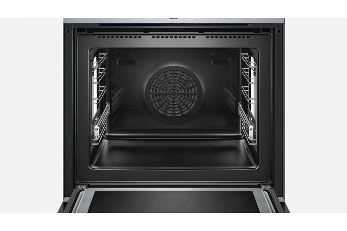 Духовой шкаф с микроволнами и паром Bosch HNG6764S6