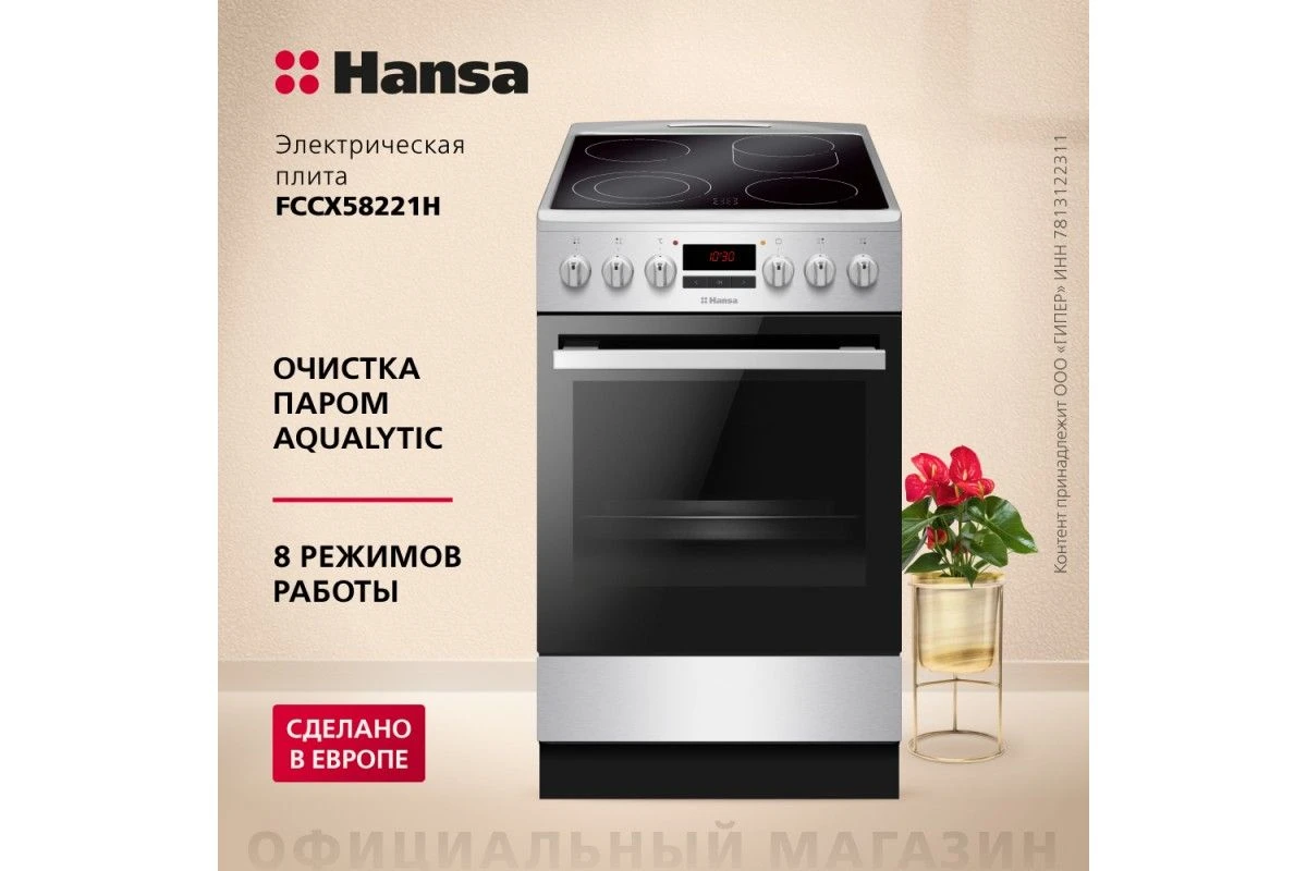 Электрическая плита Hansa FCCX58221H