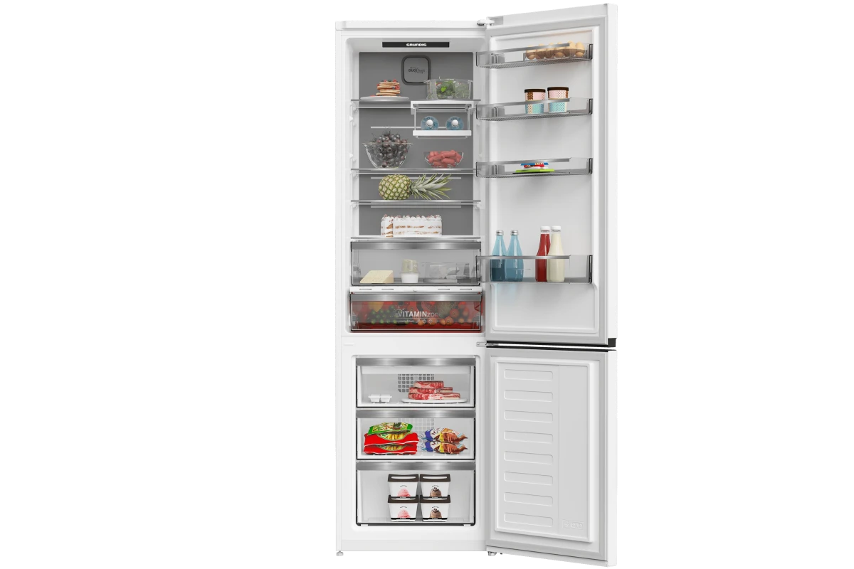 Холодильник с нижней морозильной камерой Grundig GKPN669307FW
