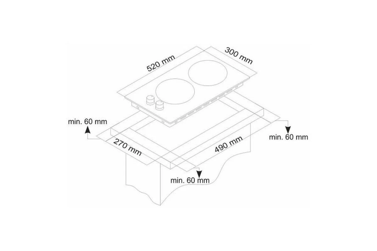 Газовая варочная поверхность Simfer H30N20W470