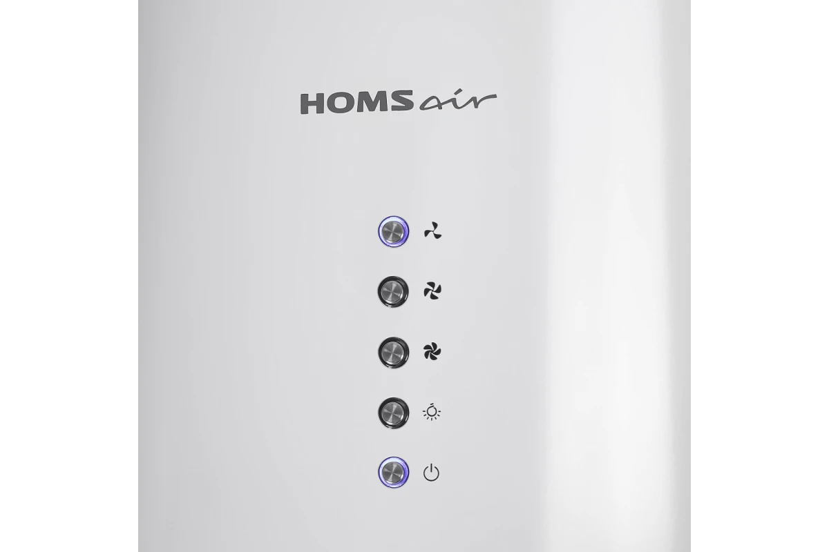 Кухонная вытяжка HOMSair ART 1050IS 35 белый (в 1 коробке)