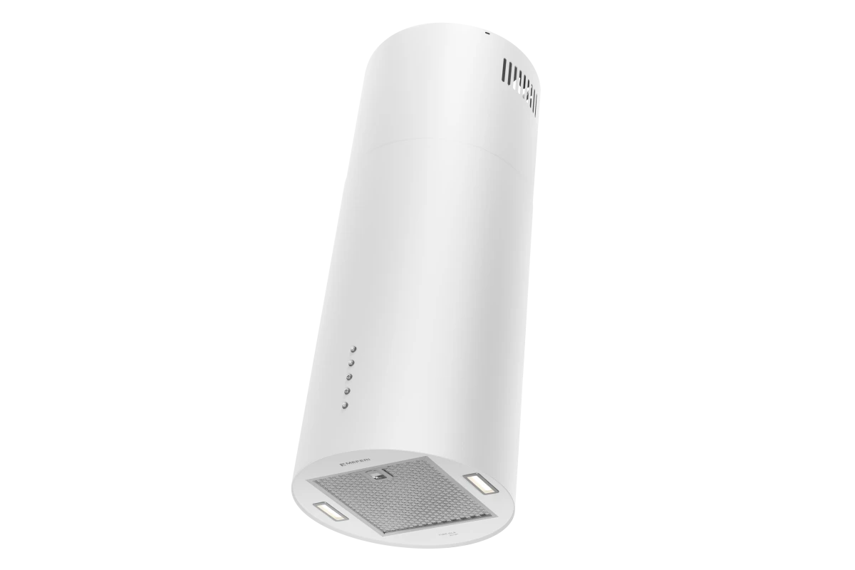 Цилиндрическая островная вытяжка Meferi TUBE35WH ISLA ULTRA